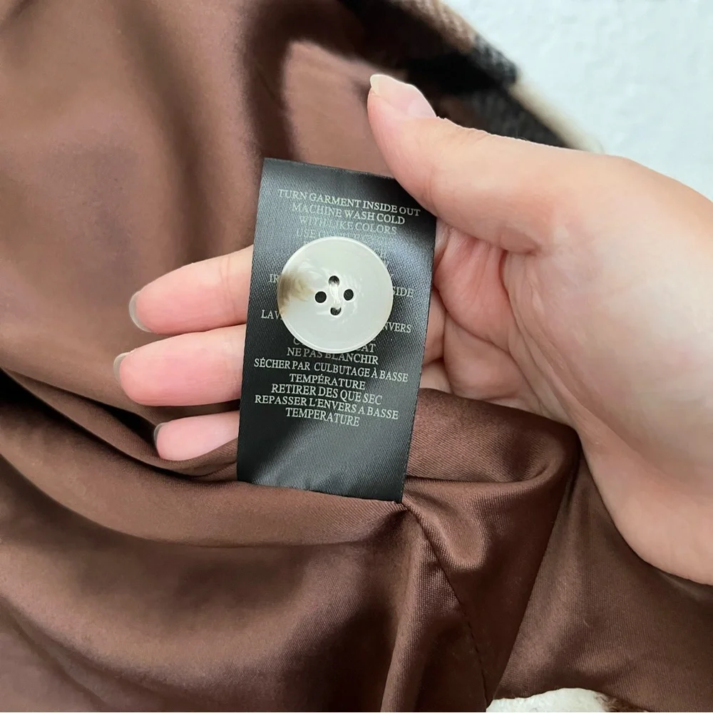 Blank NYC Plaid Cropped Shacket Shirt Jacket in All The Best Size Small - Picture 12 of 15